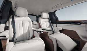 Hàng ghế hai BYD M9 đầy đủ tiện nghi